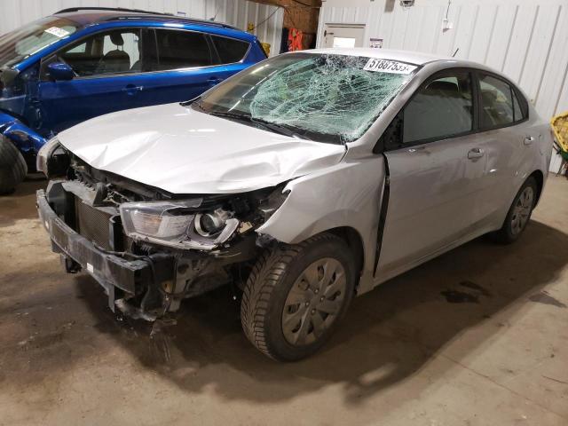 3KPA24AD8LE275151 - 2020 KIA RIO S LX SILVER photo 1