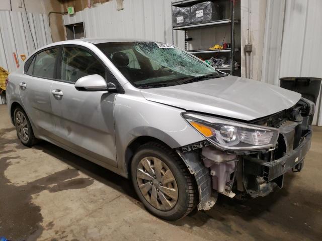 3KPA24AD8LE275151 - 2020 KIA RIO S LX SILVER photo 4