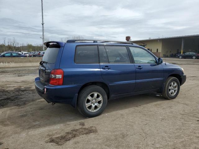 JTEEP21A670193538 - 2007 TOYOTA HIGHLANDER SPORT BLUE photo 3