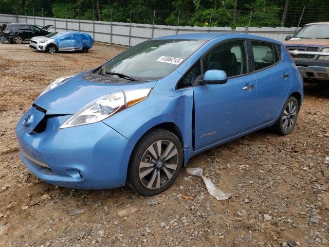 1N4AZ0CPXDC424394 - 2013 NISSAN LEAF S BLUE photo 1