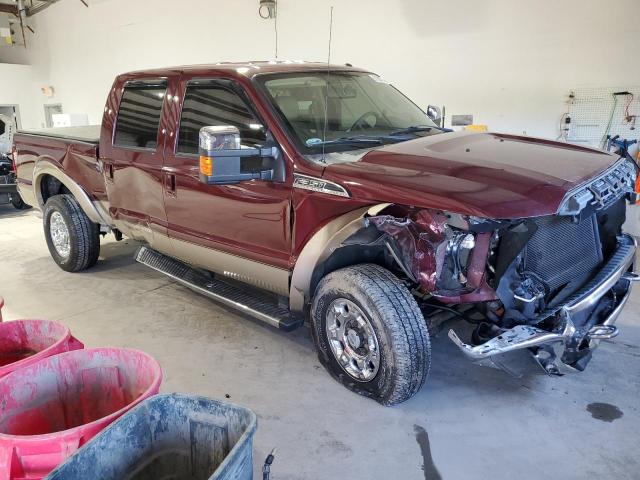 1FT8W3B65CEA52879 - 2012 FORD F350 SUPER DUTY MAROON photo 4