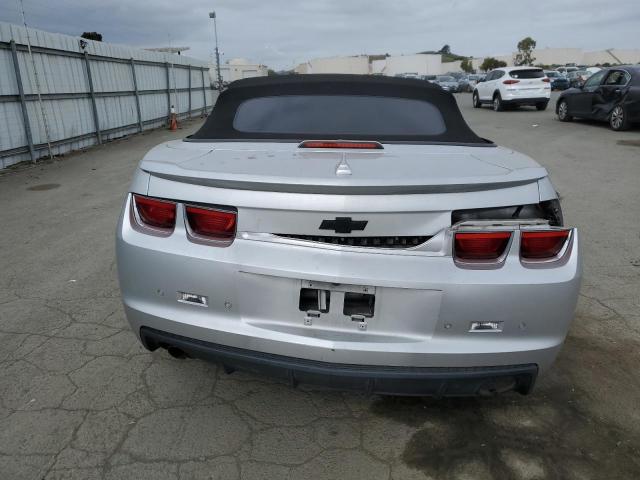 2G1FC3D35C9121083 - 2012 CHEVROLET CAMARO LT SILVER photo 6