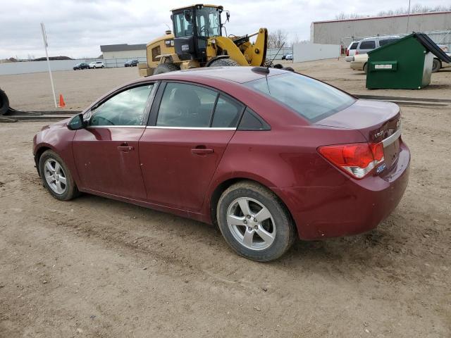 1G1PC5SBXF7115103 - 2015 CHEVROLET CRUZE LT MAROON photo 2