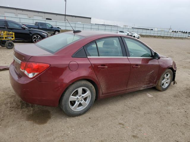 1G1PC5SBXF7115103 - 2015 CHEVROLET CRUZE LT MAROON photo 3