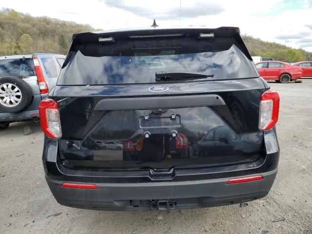 1FM5K8AB8NGB17639 - 2022 FORD EXPLORER POLICE INTERCEPTOR BLACK photo 6