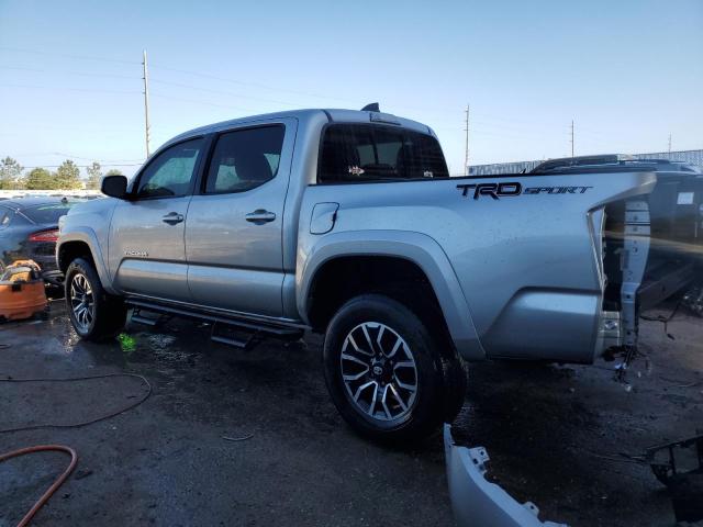 3TMAZ5CN7PM208155 - 2023 TOYOTA TACOMA DOUBLE CAB SILVER photo 2