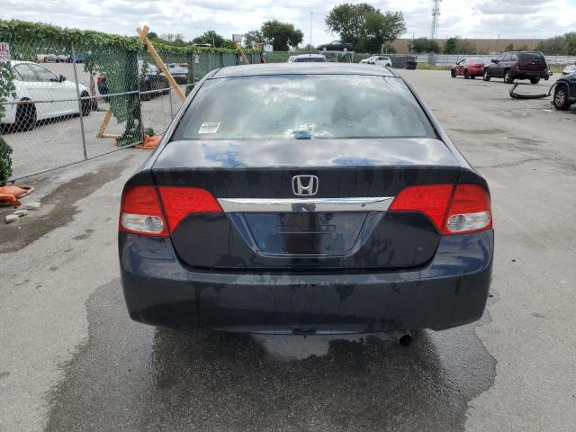 2HGFA1F58AH305017 - 2010 HONDA CIVIC LX BLACK photo 6