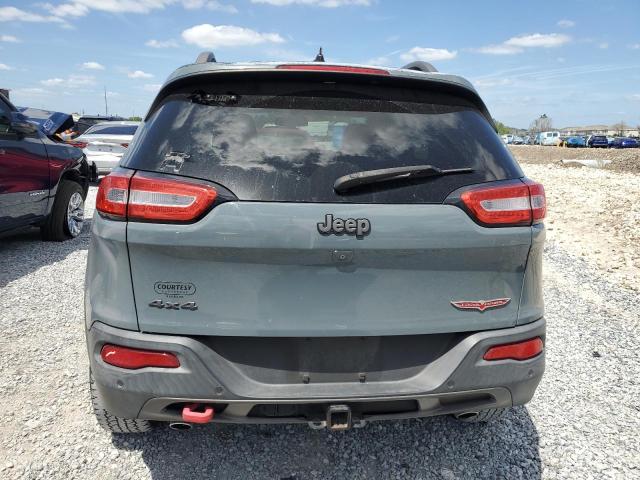 1C4PJMBS7FW502690 - 2015 JEEP CHEROKEE TRAILHAWK GRAY photo 6