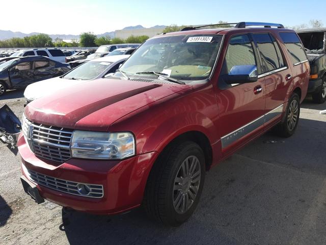 5LMFU28548LJ12183 - 2008 LINCOLN NAVIGATOR წითელი ფოტო 2