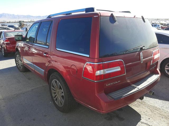 5LMFU28548LJ12183 - 2008 LINCOLN NAVIGATOR RED photo 3