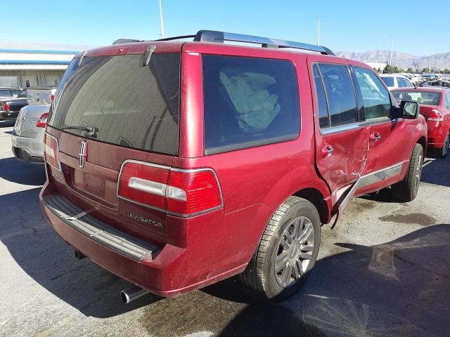 5LMFU28548LJ12183 - 2008 LINCOLN NAVIGATOR წითელი ფოტო 4