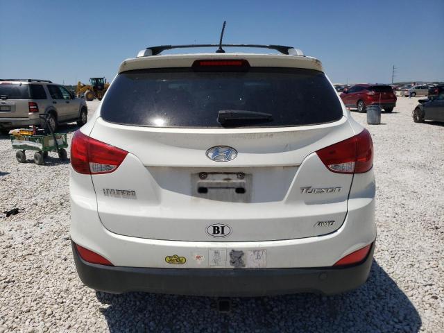 KM8JUCAC2CU419978 - 2012 HYUNDAI TUCSON GLS WHITE photo 6