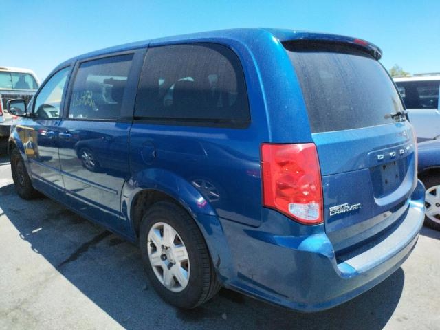 2D4RN4DGXBR643684 - 2011 DODGE GRAND CARA EXPRESS BLUE photo 3