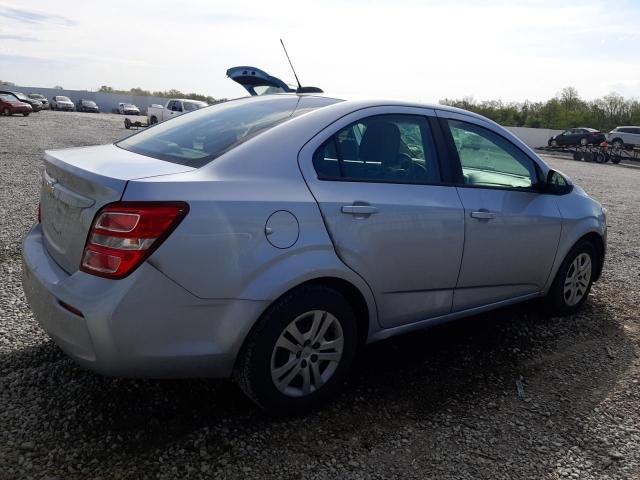 1G1JB5SH3H4161079 - 2017 CHEVROLET SONIC LS SILVER photo 3