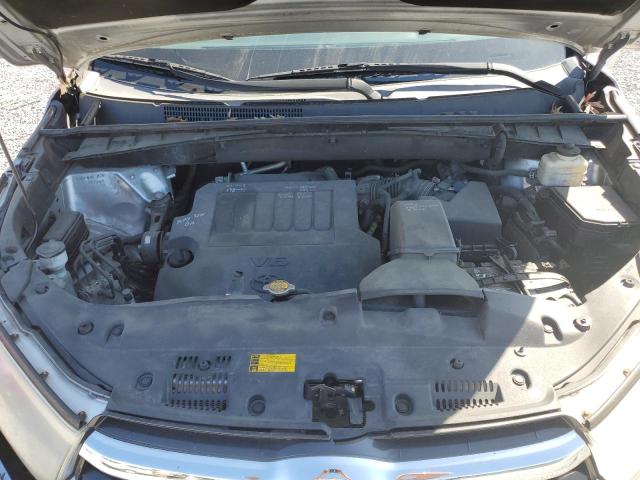 5TDJKRFH5FS083253 - 2015 TOYOTA HIGHLANDER XLE SILVER photo 11