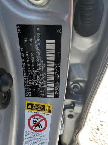 5TDJKRFH5FS083253 - 2015 TOYOTA HIGHLANDER XLE SILVER photo 12