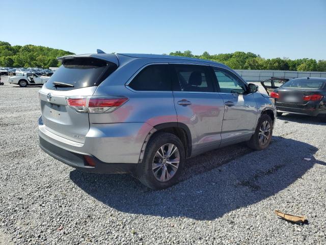 5TDJKRFH5FS083253 - 2015 TOYOTA HIGHLANDER XLE SILVER photo 3
