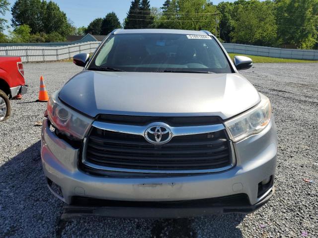 5TDJKRFH5FS083253 - 2015 TOYOTA HIGHLANDER XLE SILVER photo 5
