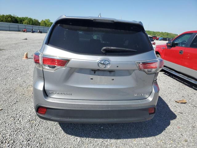 5TDJKRFH5FS083253 - 2015 TOYOTA HIGHLANDER XLE SILVER photo 6