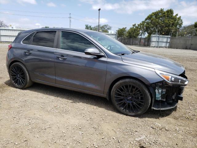 KMHH55LC4JU075345 - 2018 HYUNDAI ELANTRA GT SPORT GRAY photo 4