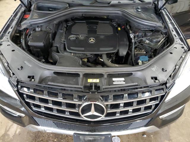 4JGDA5HB8CA075413 - 2012 MERCEDES-BENZ ML 350 4MATIC BLACK photo 12