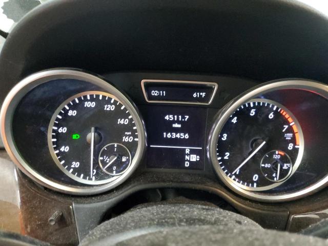 4JGDA5HB8CA075413 - 2012 MERCEDES-BENZ ML 350 4MATIC BLACK photo 9