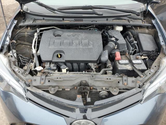 2T1BURHE1HC958907 - 2017 TOYOTA COROLLA L BLUE photo 11