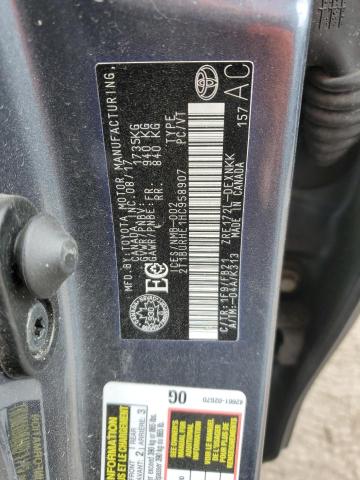 2T1BURHE1HC958907 - 2017 TOYOTA COROLLA L BLUE photo 12