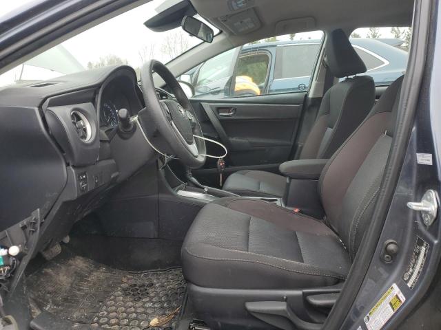 2T1BURHE1HC958907 - 2017 TOYOTA COROLLA L BLUE photo 7