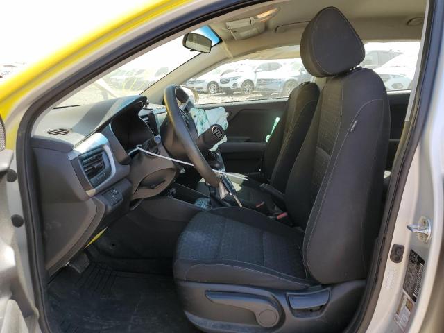 3KPA25AD8LE311216 - 2020 KIA RIO LX YELLOW photo 7