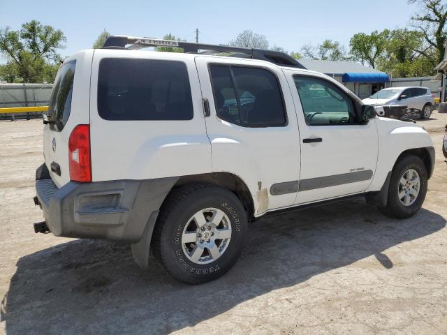 5N1AN08U15C650874 - 2005 NISSAN XTERRA OFF ROAD WHITE photo 3