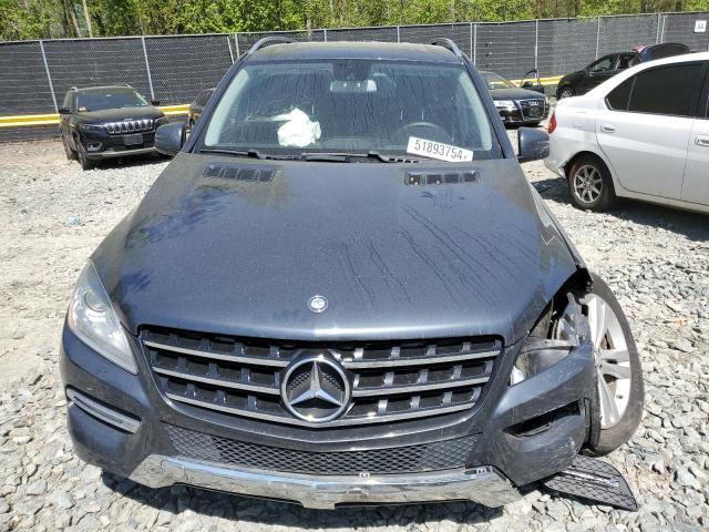 4JGDA5HB5EA409903 - 2014 MERCEDES-BENZ ML 350 4MATIC CHARCOAL photo 5