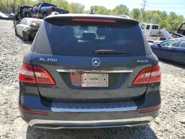 4JGDA5HB5EA409903 - 2014 MERCEDES-BENZ ML 350 4MATIC CHARCOAL photo 6