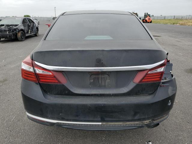 1HGCR2F32GA007098 - 2016 HONDA ACCORD LX BLACK photo 6