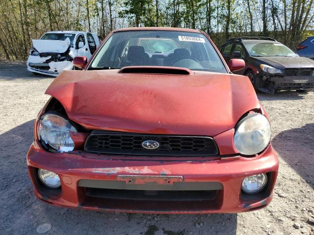 JF1GD29642H508004 - 2002 SUBARU IMPREZA WRX RED photo 5