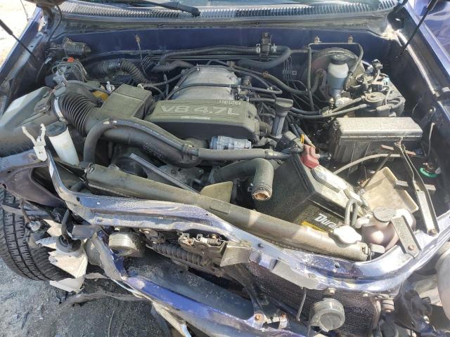 5TBBT44151S147528 - 2001 TOYOTA TUNDRA ACCESS CAB ლურჯი ფოტო 11