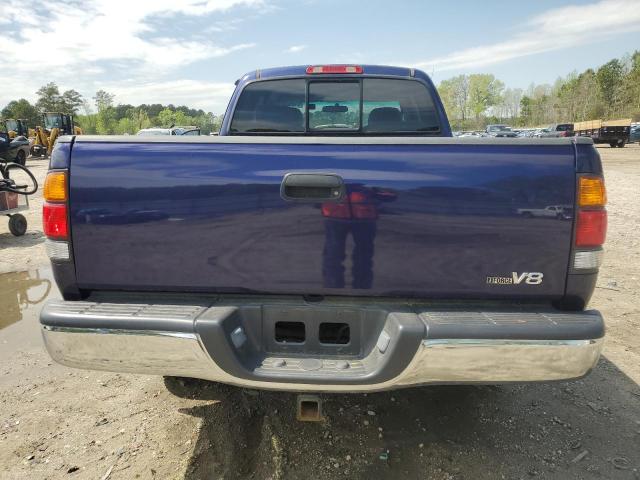 5TBBT44151S147528 - 2001 TOYOTA TUNDRA ACCESS CAB ლურჯი ფოტო 6