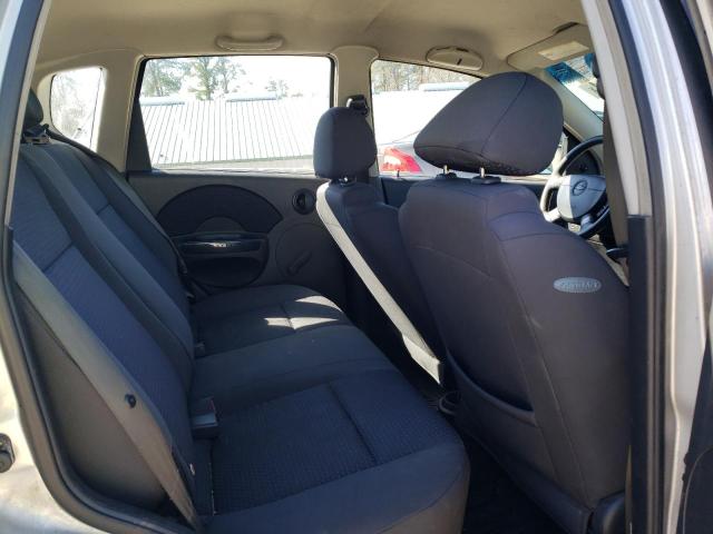 KL1TD66606B515326 - 2006 CHEVROLET AVEO BASE Gümüş foto 10