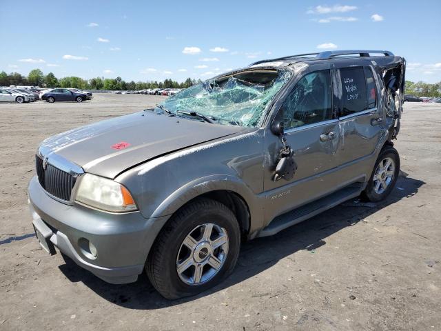 5LMEU88H44ZJ15746 - 2004 LINCOLN AVIATOR GRAY photo 1