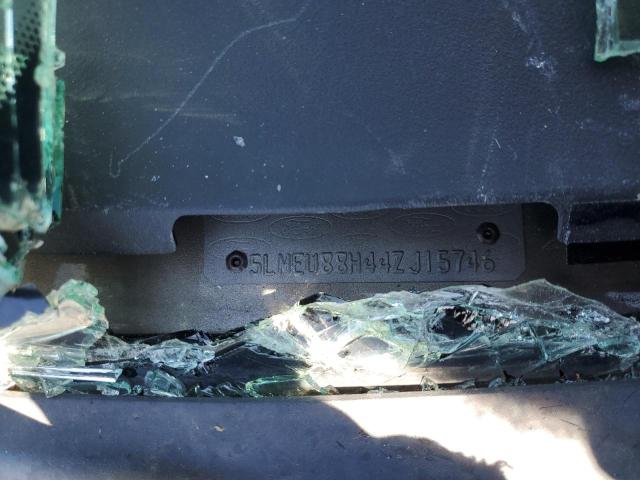 5LMEU88H44ZJ15746 - 2004 LINCOLN AVIATOR ნაცრისფერი ფოტო 12