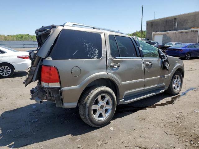 5LMEU88H44ZJ15746 - 2004 LINCOLN AVIATOR GRAY photo 3