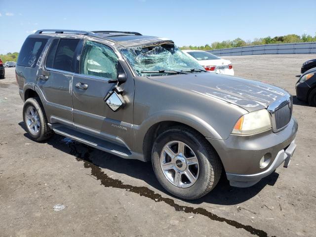 5LMEU88H44ZJ15746 - 2004 LINCOLN AVIATOR GRAY photo 4