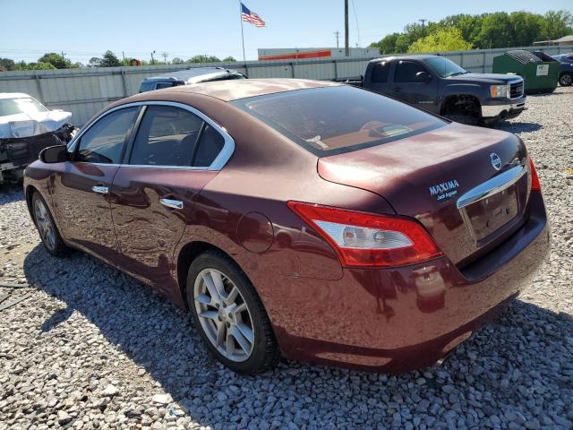 1N4AA51E29C824298 - 2009 NISSAN MAXIMA S BURGUNDY photo 2