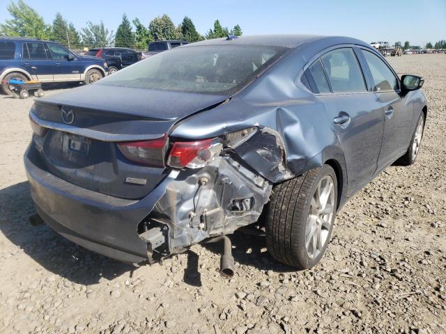 JM1GJ1W65E1126157 - 2014 MAZDA 6 GRAND TOURING BLUE photo 4