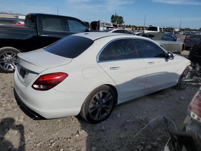 55SWF4JB3HU212290 - 2017 MERCEDES-BENZ C 300 WHITE photo 3