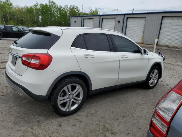 WDCTG4GBXGJ211860 - 2016 MERCEDES-BENZ GLA 250 4MATIC WHITE photo 3