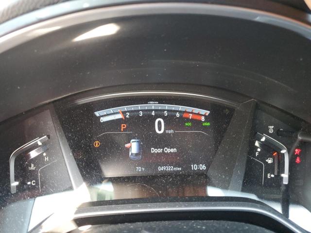 2HKRW2H54JH696920 - 2018 HONDA CR-V EX SILVER photo 9