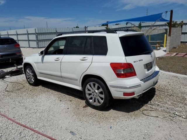 WDCGG5GB1BF643532 - 2011 MERCEDES-BENZ GLK 350 WHITE photo 2