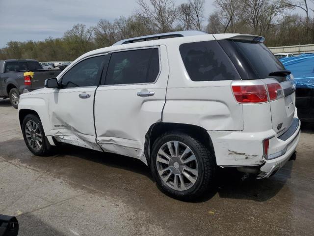 2GKFLVE35H6135435 - 2017 GMC TERRAIN DENALI WHITE photo 2