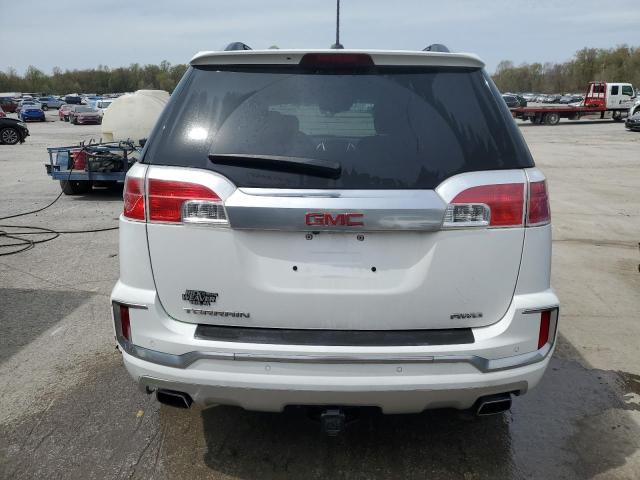 2GKFLVE35H6135435 - 2017 GMC TERRAIN DENALI WHITE photo 6